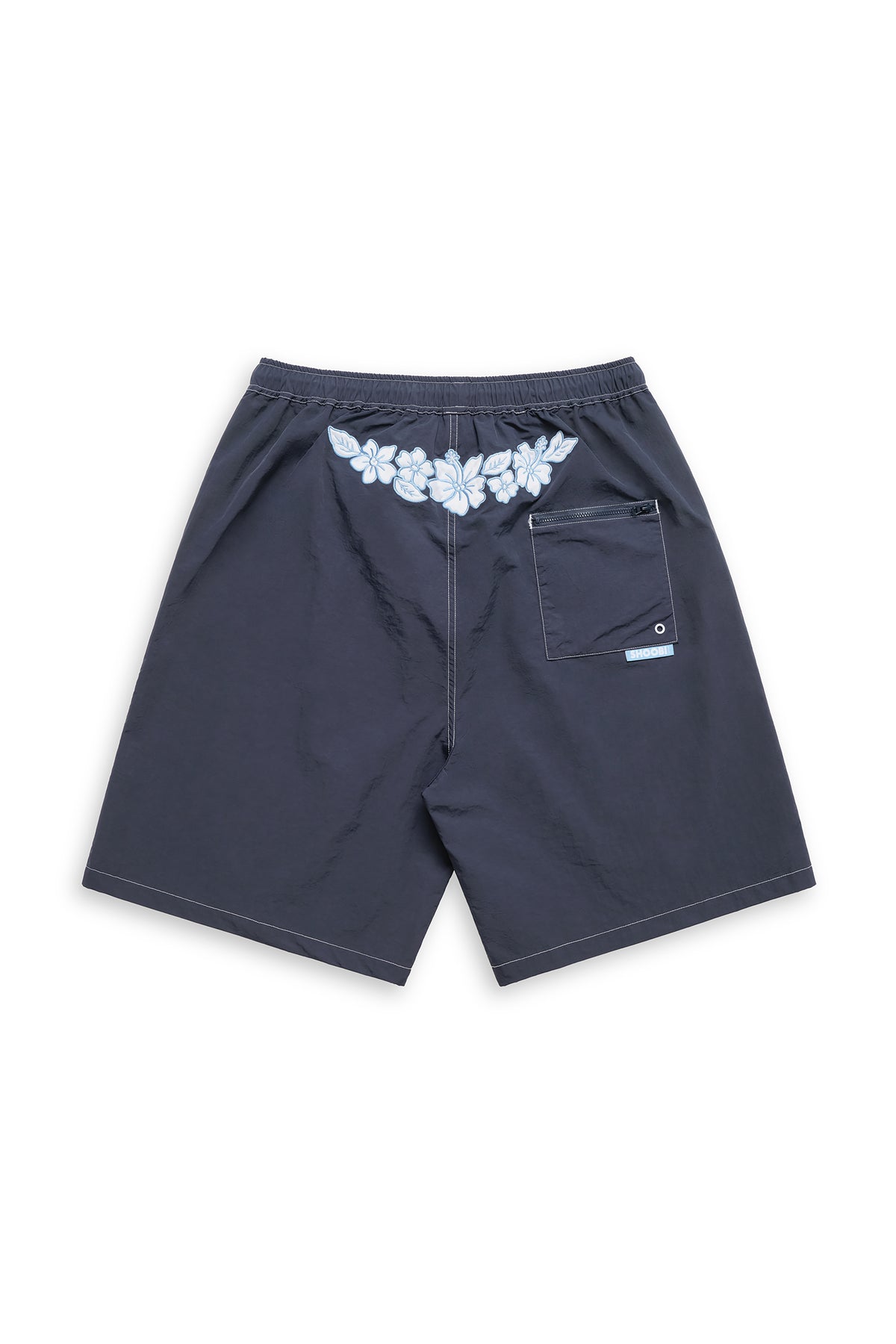 Hibiscus Applique Board Shorts